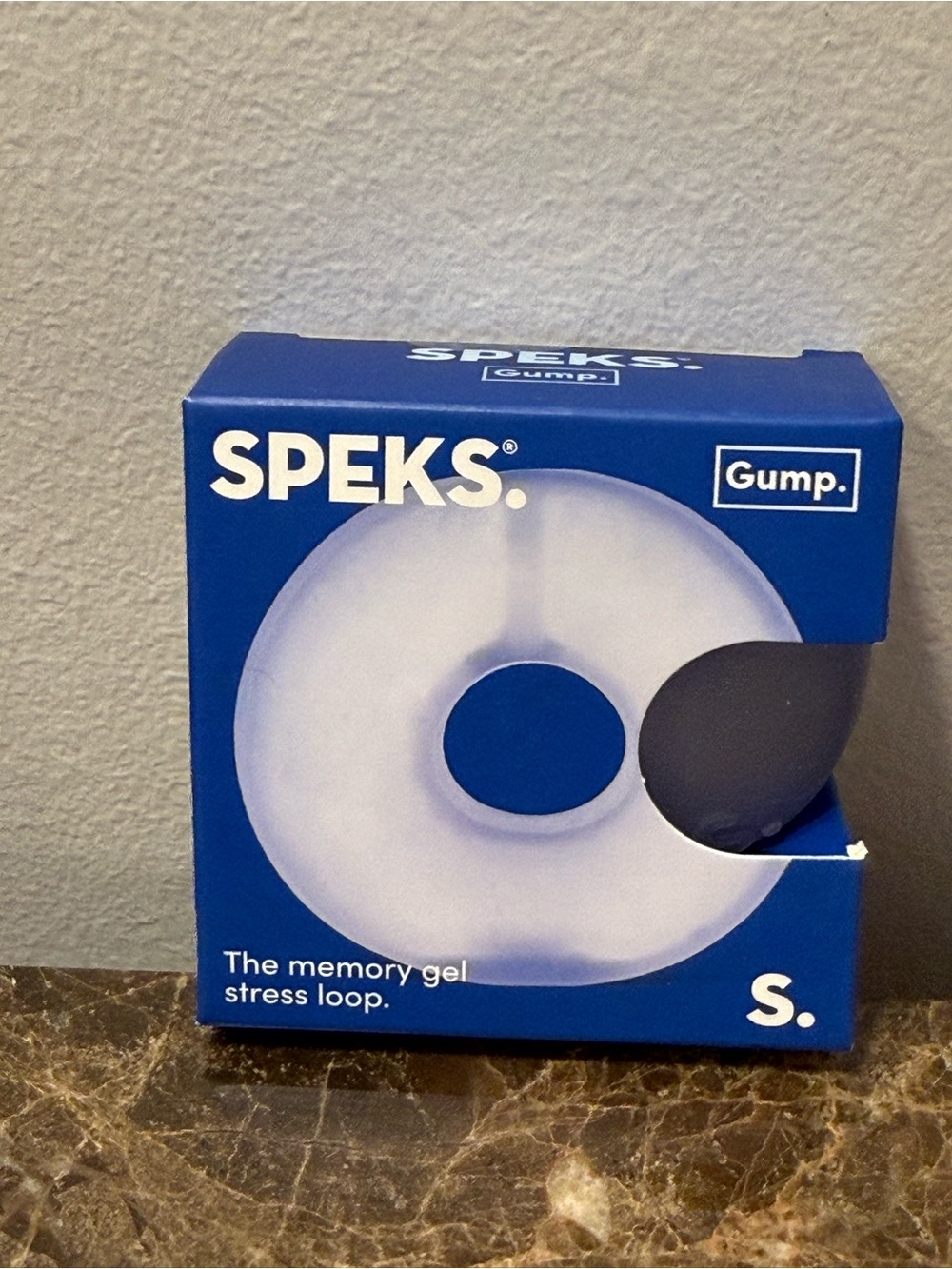 Speks Gump Blue Memory Gel Stress Loop -Blue